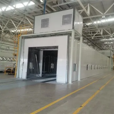 Sala de secado de automóviles